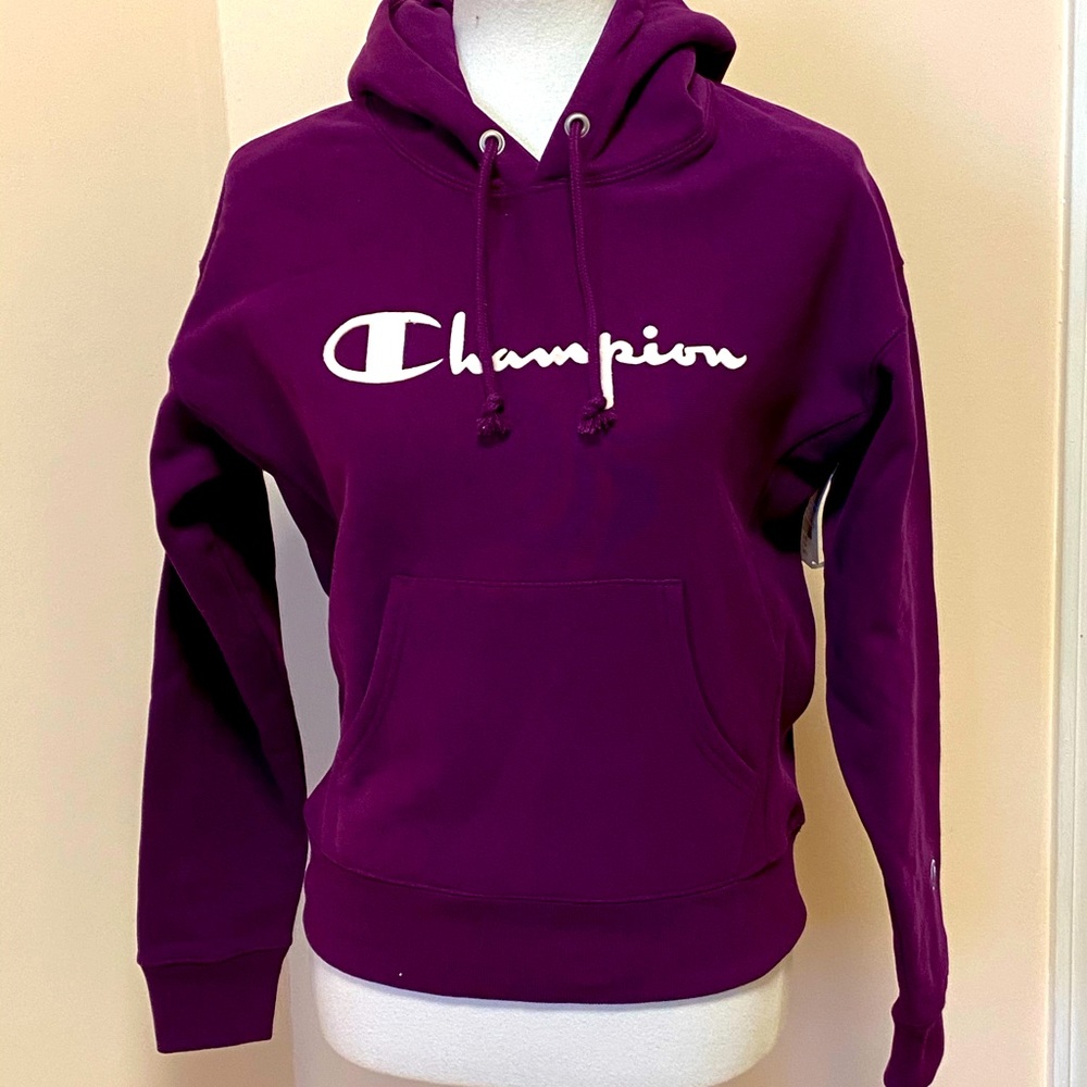 Champion Women's Reverse Weave Logo Hoodie